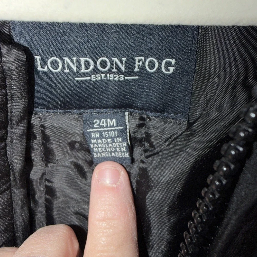 London Fog Snow Bibs Overalls‎ Toddler Kids 24 Months Black